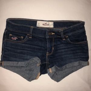 hollister denim shorts size 00